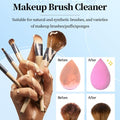 VIVCCON 3 IN 1 Makeup Brush Cleaner & Restorer and Makeup Remover, Removes Makeup, Dirt & Impurities From Makeup Brushes, Puff Sponges, Fragrance Free, Paraben Free, Hypoallergenic (1PCS/180ML)