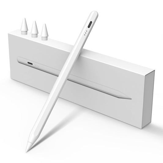 Stylet pour iPad, Apple Pencil avec rejet de la paume et inclinaison, charge rapide de 13 minutes, MEKO iPad Pencil pour iPad 6-10, iPad Pro11/12,9"/M4, iPad Air3/4/5/M2, iPad Mini5/6