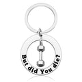 Funny Workout Gift Inspirational Keychain Fitness Gifts for Women Sports Lover Gifts Funny Gym Workout Jewelry Dumbbell Bodybuilding Keychain Fitness Trainer Gifts Retirement Christmas Birthday Gifts