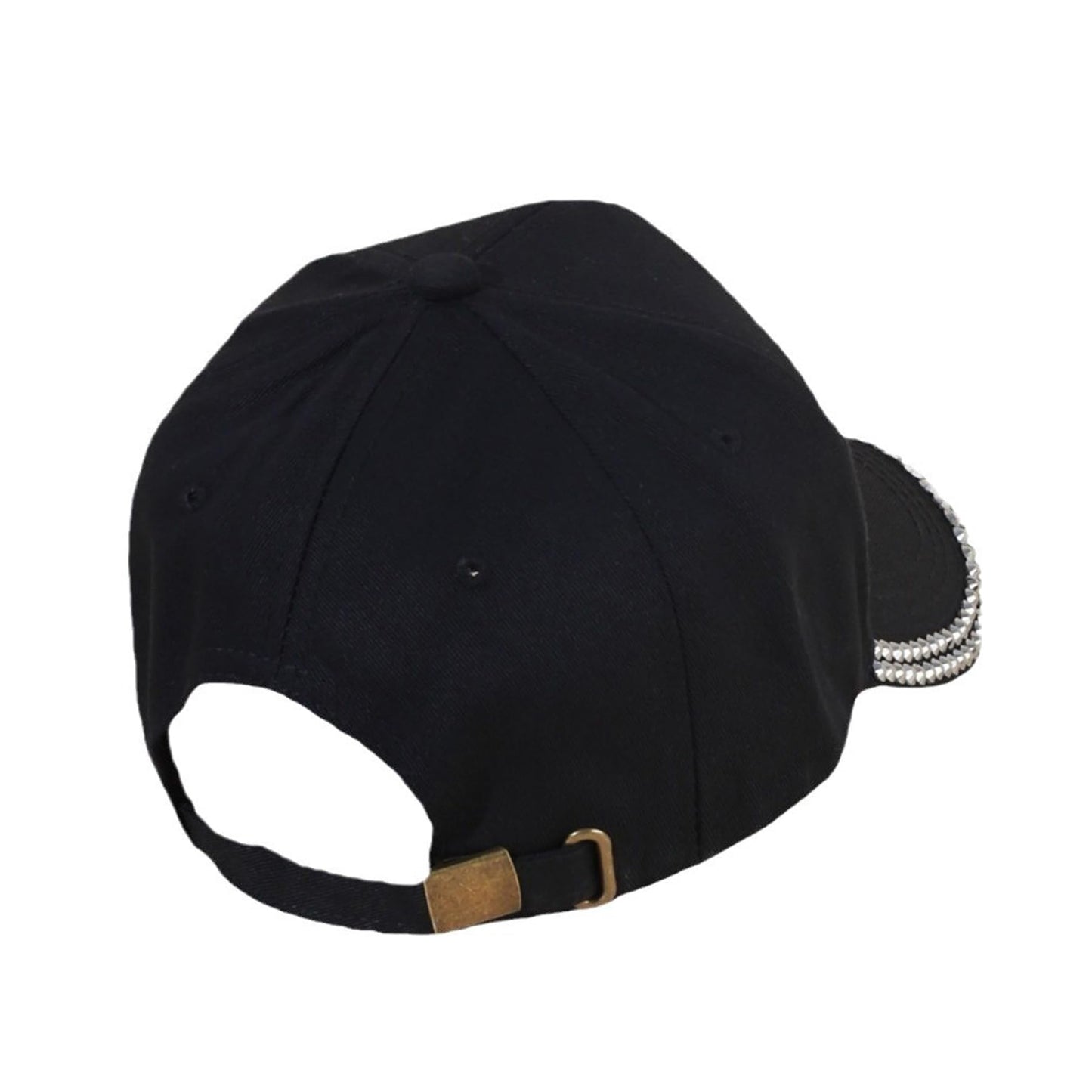 Casquette de baseball à bord en strass brillant pour femmes et filles, chapeaux scintillants, casquette de cheval scintillante, chapeau de camionneur, casquette de soleil d'été en plein air, noir