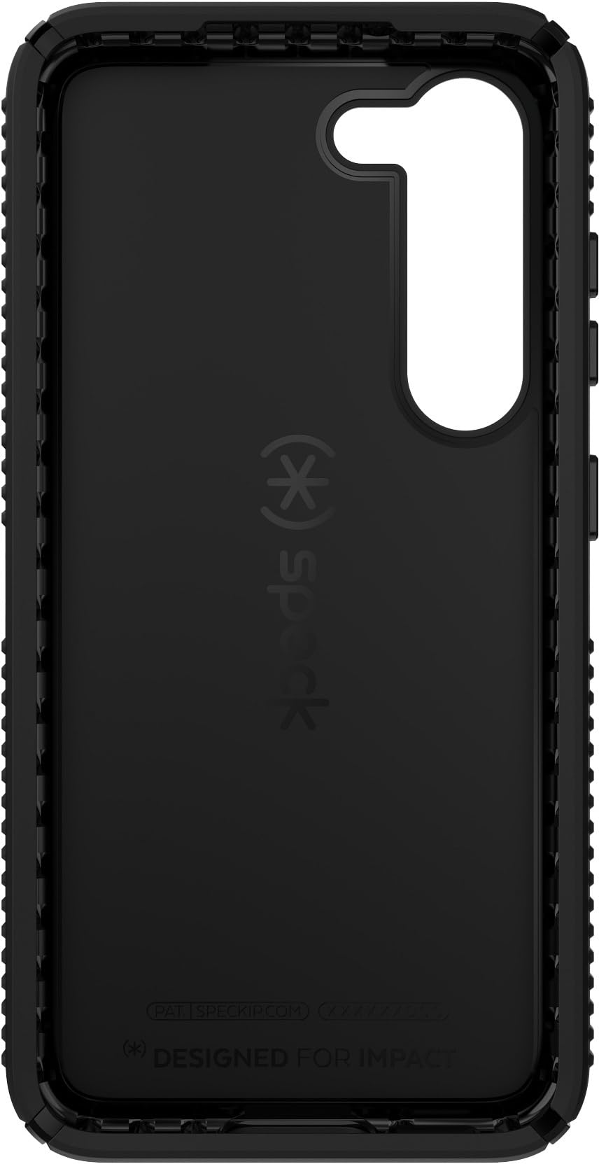 Speck Presidio 2 Grip Samsung Galaxy S23 Case - Drop & Camera Protection, Soft-Touch Secure Grip, Wireless Charging Compatible, Shock Absorbant, Galaxy S23 Case - Black