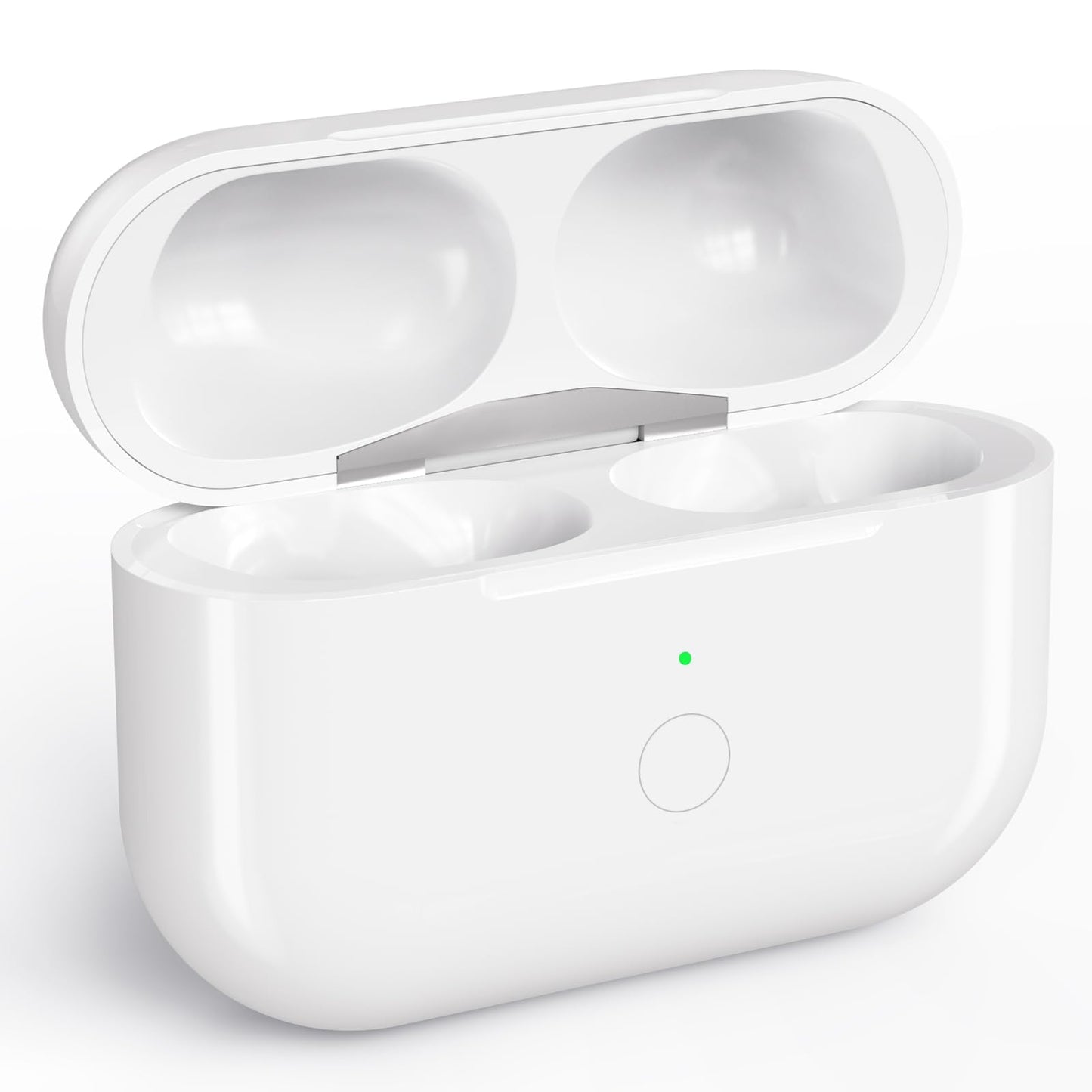 Estuche de carga inalámbrica compatible con AirPods Pro de segunda generación, estuche de carga inalámbrica de repuesto mejorado compatible con Airpods Pro 1/2 (sin auriculares)