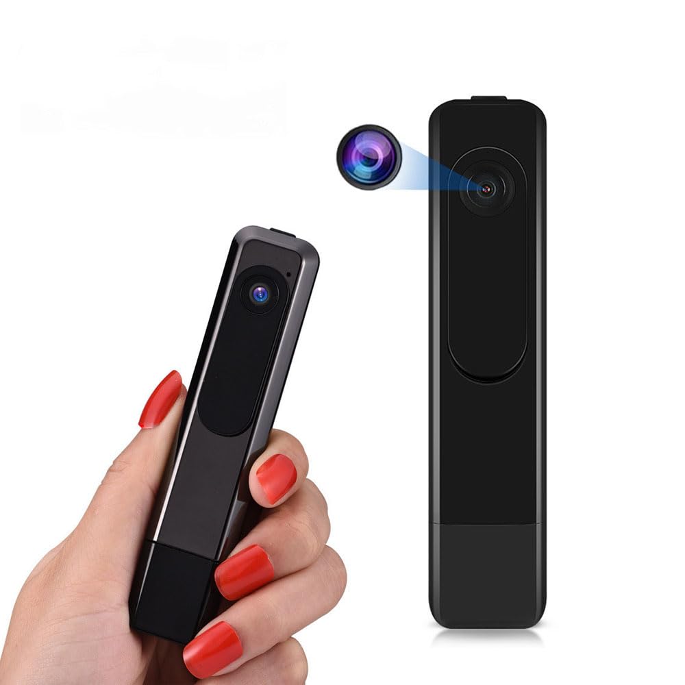 Mini caméra corporelle METRICSQUARE avec enregistrement audio et vidéo pour caméra de poche civile, enregistreur vidéo portable, caméra de sécurité, caméra de police portable, application de la loi, pas besoin de WiFi ni d'application