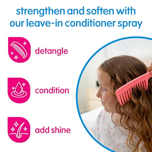 So Cozy Detangler & Leave In Conditioner Spray (8 Fl Oz) Hair Detangler Spray for Kids, Paraben-Free Leave In Hair Conditioner & Detangling Spray for Frizzy Hair, Keratin, Soy Protein & Kiwi Extract