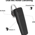 ADADPU Bluetooth Headset - V5.0 Wireless Handsfree Earpiece Built-in Dual Mic Noise Cancelling, 10 Days Standby 16Hrs HD Talktime Ultralight Headset for iPhone Android Samsung Laptop(Black)