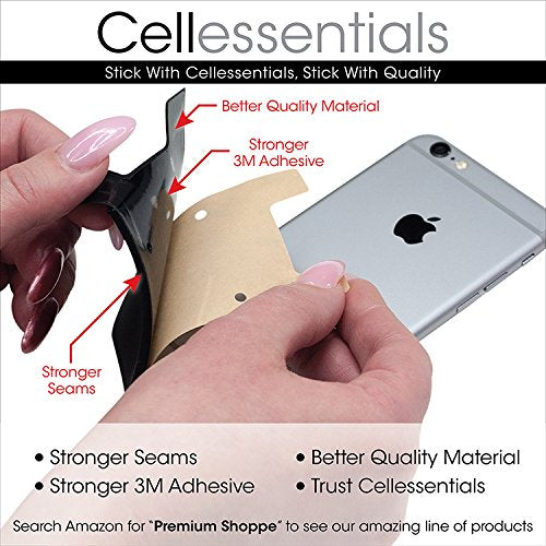 Cellessentials USA Merchant Cell Phone Wallet with Stand: iPhone, Android & Most Smartphones 3 Pc Pack - Red, White & Teal