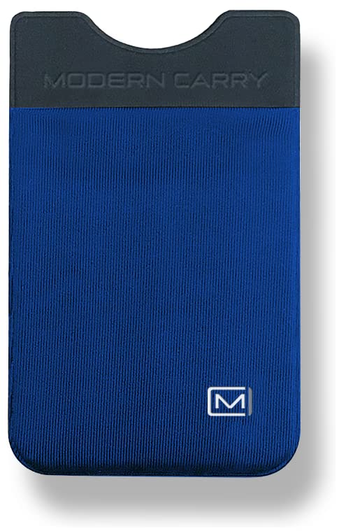 Modern Carry Slim Credit Card Wallet Ultra Thin (Navy with 2 Card Slots)