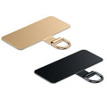 saxsion Phone Tether Tab for iPhone, Cell Phone Lanyard Patch, Phone Strap Replacement Part for All Full Phone Cases (Champagne Gold+Black)