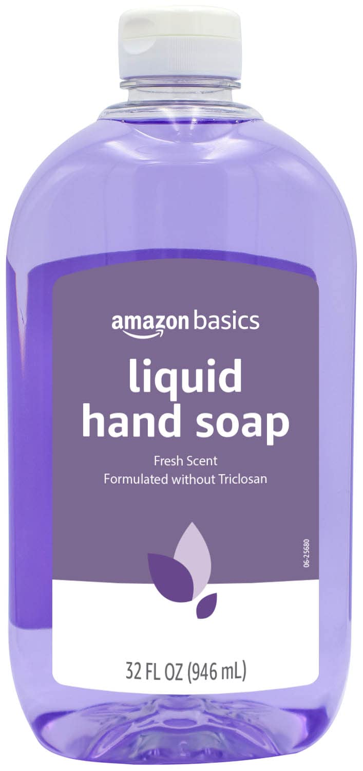 Amazon Basics Original Fresh Liquid Hand Soap, 32 Fl Oz (Pack of 2) (Previously Solimo)