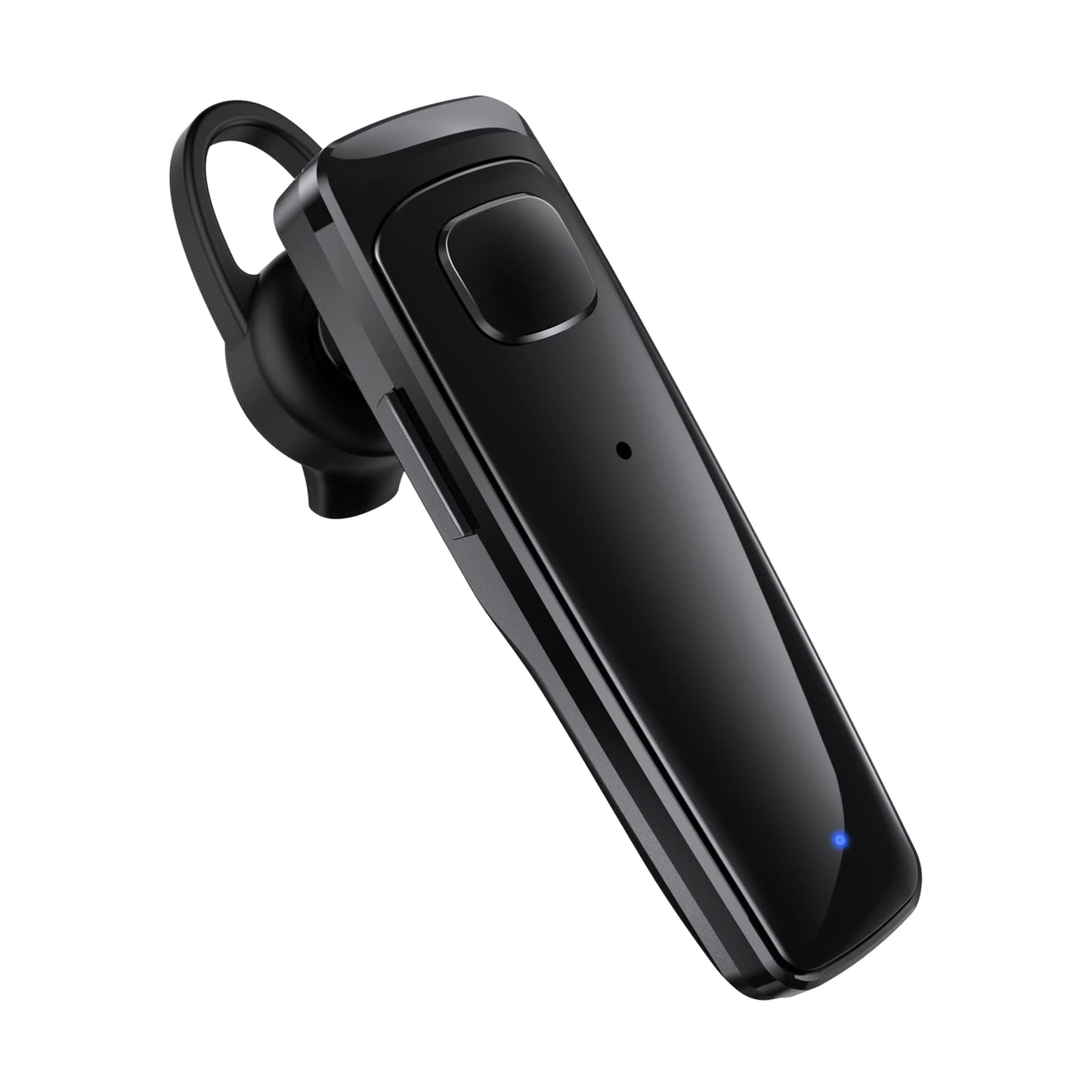 ADADPU Bluetooth Headset - V5.0 Wireless Handsfree Earpiece Built-in Dual Mic Noise Cancelling, 10 Days Standby 16Hrs HD Talktime Ultralight Headset for iPhone Android Samsung Laptop(Black)