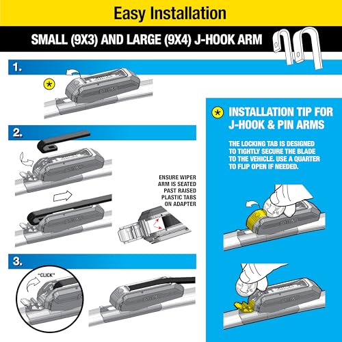 Escobillas limpiaparabrisas 2 en 1 Rain-X 5079281-2 Latitude, limpiaparabrisas de 26 pulgadas (paquete de 1), escobillas limpiaparabrisas de repuesto para automóviles con fórmula repelente al agua patentada Rain-X