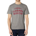 T-shirt de football gris Alabama pour homme, style vintage, effet vieilli