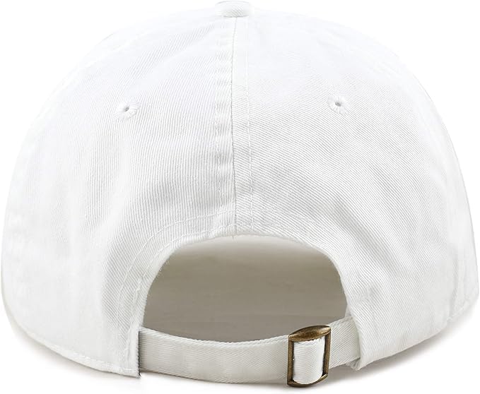 Casquette de baseball tendance pour homme et femme, visière incurvée, sergé de coton pur, unisexe-adulte, taille unique, drapeau américain blanc