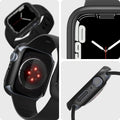 Spigen Thin Fit Designed for Apple Watch Case Series 9/8/7 45mm Thin Hard PC Case - Black