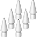 SIXFU Upgraded Tips for Apple Pencil, Mix Replacement Pencil Tips for Apple Pencil 2nd/ 1st Gen/USB-C/Pencil Pro Tips(6 PCS)