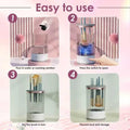 Beauty Swirl Cosmetic Brush Cleaner, 2025 Upgrade Makeup Brush Cleaner Machine, Electric Makeup Brush Cleaner - Automatic Spinning Cosmetic Tool for Deep Cleaning All Types of Brushes Set