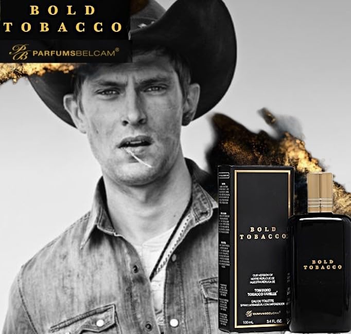 PB ParfumsBelcam Bold Tobacco Eau De Toilette Spray, Our Version of Tobacco Vanille, 3.4 fl.oz.