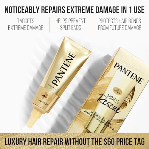 Pantene Shampoo & Conditioner Set, Daily Moisture Renewal with Pro-V Nutrients for Dry, Color-Treated Hair, Long-Lasting Hydration & Nourishment, 27.7 Fl Oz Each, 2-Pack + Miracle Rescue Shot (0.5 Oz)