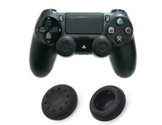 20 tapas de agarre para el pulgar del controlador, cubierta de silicona antideslizante para la tecla del controlador, tapa de repuesto para joystick compatible con PS3/PS4/PS5/360/ONE/Pro (negro)