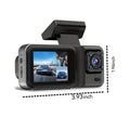 Shkalacar Dash Cam Front Rear 1080P DVR, with 2/3 Cameras Front (& Inside)& Rear Camera Driving Recorder with 2 Inch IPS Screen 170° Wide Angle Support Clear Night-Vision Collision