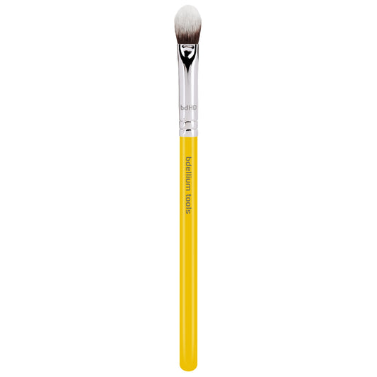 Bdellium Tools Professional Makeup Brush - Studio Series 788V BDHD Phase III Blending/Concealing - With Soft Synthetic Fibers, For Blending & Soften (Yellow, 1pc)