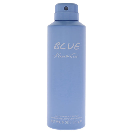 Kenneth Cole Blue Body Spray para hombres, 6 onzas líquidas.