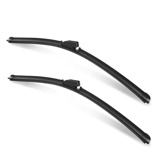 BJSIA QUALITY Premium All-Season 22" + 22" Windshield Wipers Blades pair for front windshield, Wiper Blades Easy Install & Durable Stable Quiet Car Accessories(Set of 2)