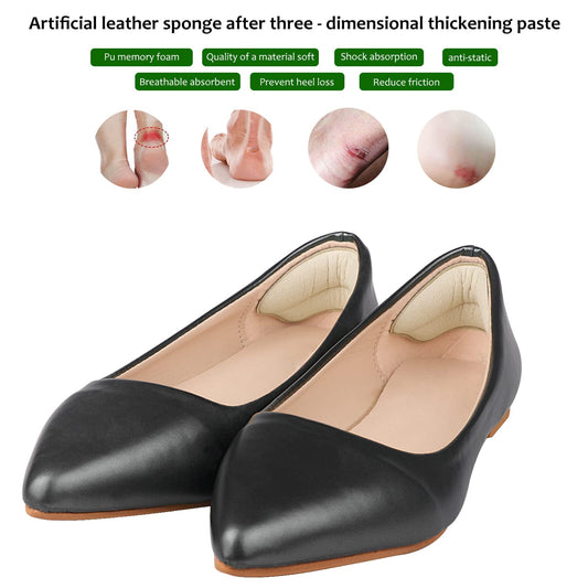 Heel Pads for Shoes That are Too Big, Heel Inserts for Women, Heel Grips for Womens Shoes, Heel Protectors, Heel Cushion Liners for Blisters Loose Shoes, Shoe Fillers (BeigeBlack)