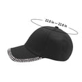 Casquette de baseball à bord en strass brillant pour femmes et filles, chapeaux scintillants, casquette de cheval scintillante, chapeau de camionneur, casquette de soleil d'été en plein air, noir