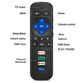 (Pack of 2) Replacement-Remote-Control for Roku-TV,Compatible for TCL Roku/Hisense Roku/Onn Roku/Philips Roku Smart TVs(Not for Stick and Box)