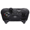 eXtremeRate PlayVital Samurai Edition Coque en silicone antidérapante noire pour manette sans fil Xbox Core, étui de protection ergonomique pour manette Xbox Series S/X avec poignées pour le pouce