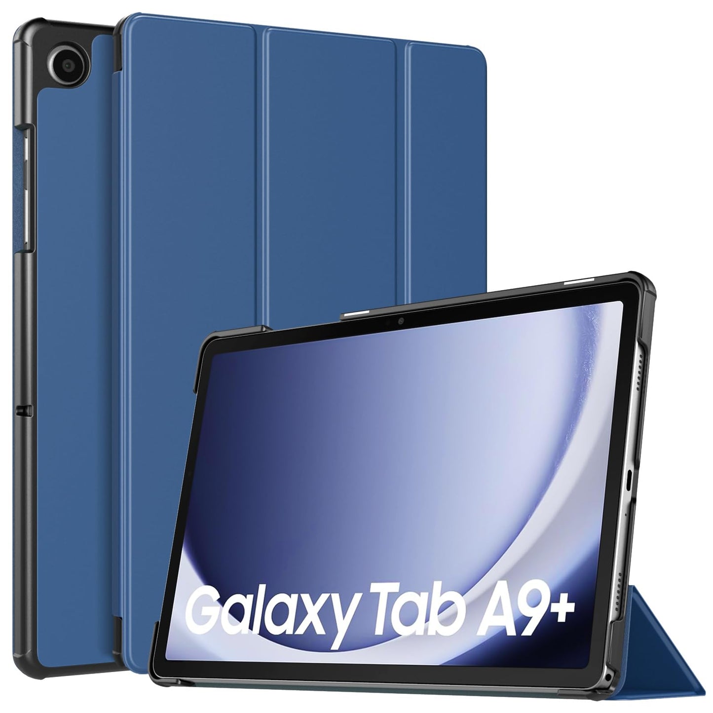 TiMOVO Case for Samsung Galaxy Tab A9+/A9 Plus 11 Inch 2023, Slim Lightweight Stand Hard Back Shell Protective Cover for All-New Galaxy Tab A9+ Tablet SM-X210/X216/X218, Navy Blue