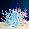 AnRui Aquarium Coral Ornament Resin Coral Reef Decor Artificial Aquarium Plants Landscape Fish Tank Accessories Decorations, Pink