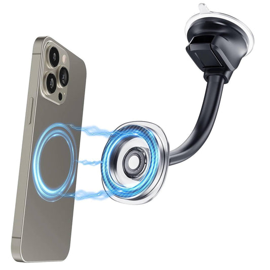 Magnetic Cell Phone Holder Car, Car Mount Dashboard Windshield Car Phone Mount Holder with Strong Magnet, Hands Free Holder Mount for iPhone and Smartphone, Magnetic Phone Mount Holder and Tablet.