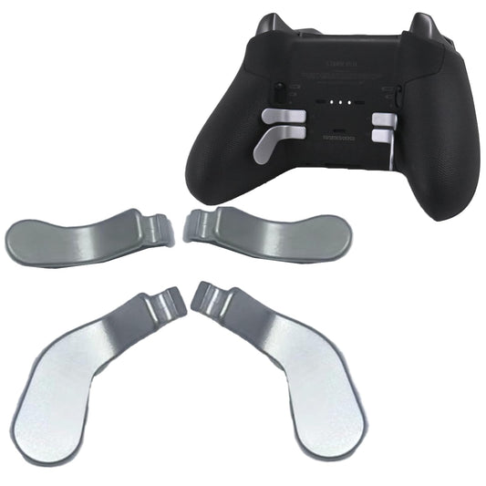 4 Pack Elite Series 2 Controller Paddles for Xbox Elite 2 Controller Paddles,Metal Elite 2 Controller Paddles for Xbox One Elite Controller Series 2 Back Buttons(Silver)