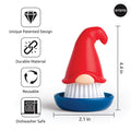 OTOTO Beardy Dish Brush - Dish Scrub Brush, Gnome Gifts, Quirky Gifts, Dish Brush, Cute Kitchen Accessories, Vegetable Brush, Cute and Useful Gifts for Women