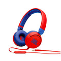 JBL JR 310 - Kids On-Ear Headphones (Red/Blue), Small