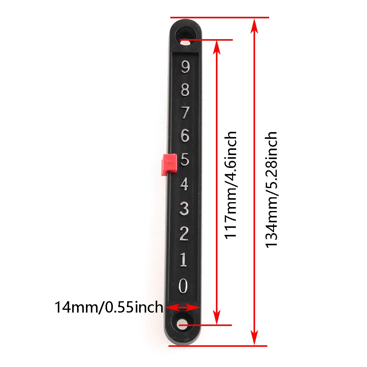 DGZZI Football Score Counter 2PCS 0 to 9 Portable Black Table Football Air Hockey Goal Counter Keeper Record Scoring Marker