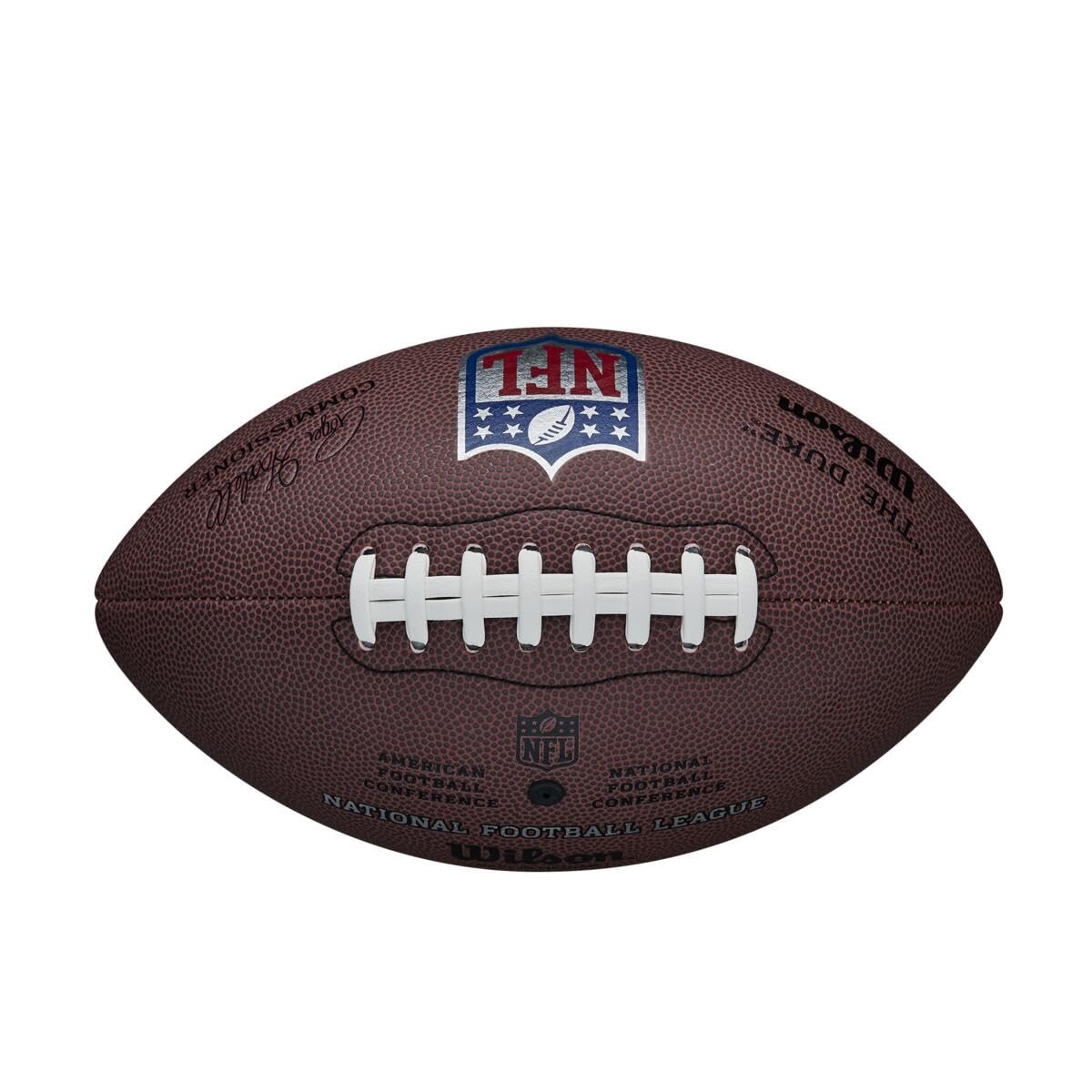 Balones de fútbol auténticos de la NFL de WILSON: The Duke, Brown