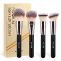 MAANGE Makeup Brush Set 4 Pcs Premium Foundation Brush Contour Concealer Power Makeup Brushes, Big Cosmetic Brushes