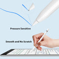 Upgraded Pencil Tips for Apple Pencil,No Wear Out Fine Point Precise Control Pencil Replacement Nibs,Compatible with Apple Pencil 1st Gen and 2nd Gen/iPad Pro Pencil,White, Pack of 2