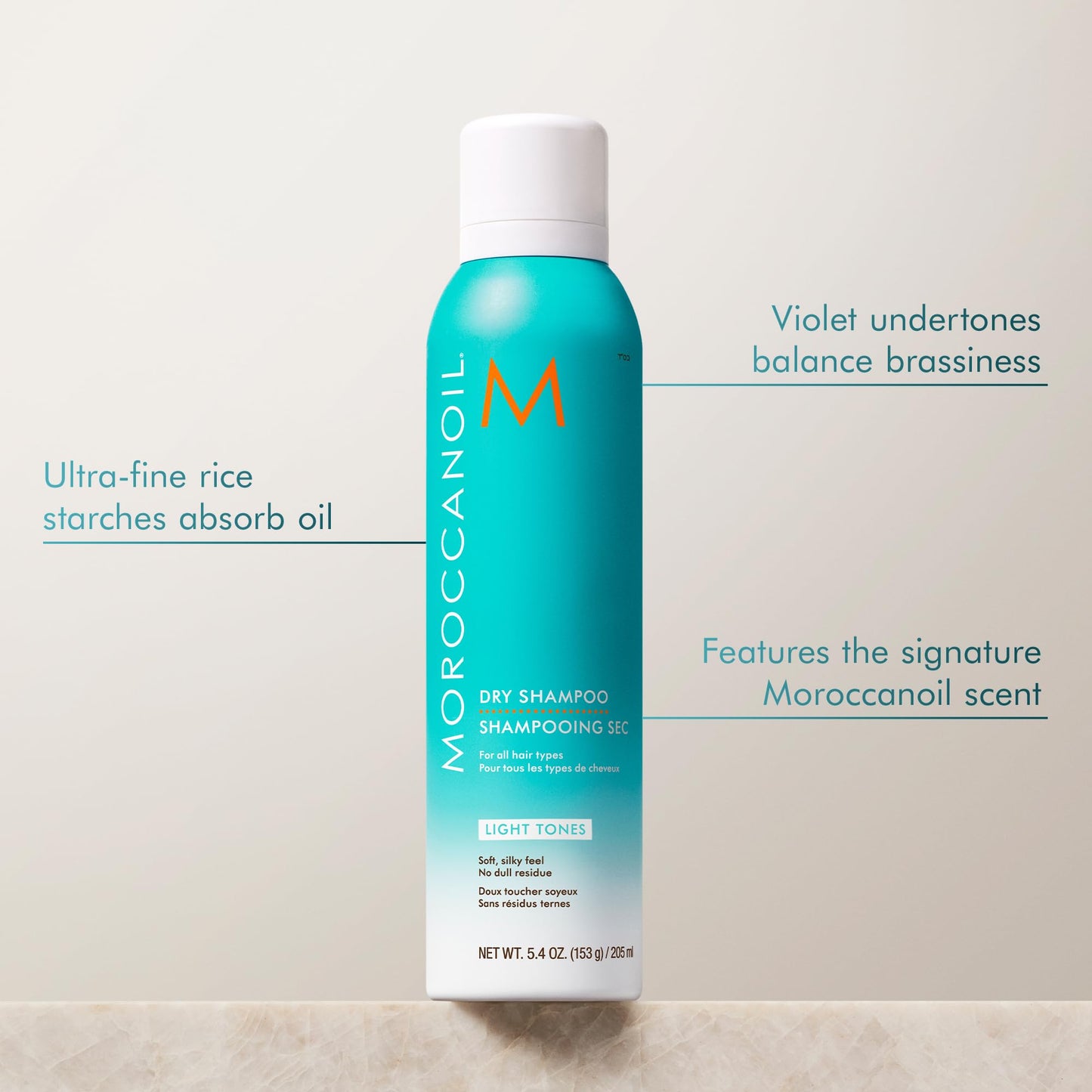 Moroccanoil Dry Shampoo Light Tones, 5.4 Fl. Oz.