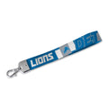 Rico Industries NFL Football Detroit Lions - Llavero con correa para la muñeca, bonito llavero con correa para la muñeca para mujeres y hombres, llaves de coche, tarjetas de identificación, billetera, teléfono y cámara