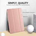 Moko Case for iPad 10.2 iPad 9th Generation 2021/ iPad 8th Generation 2020/ iPad 7th Generation 2019, Slim Stand Hard Back Shell Smart Cover Case for iPad 10.2 inch, Auto Wake/Sleep, Rose Gold