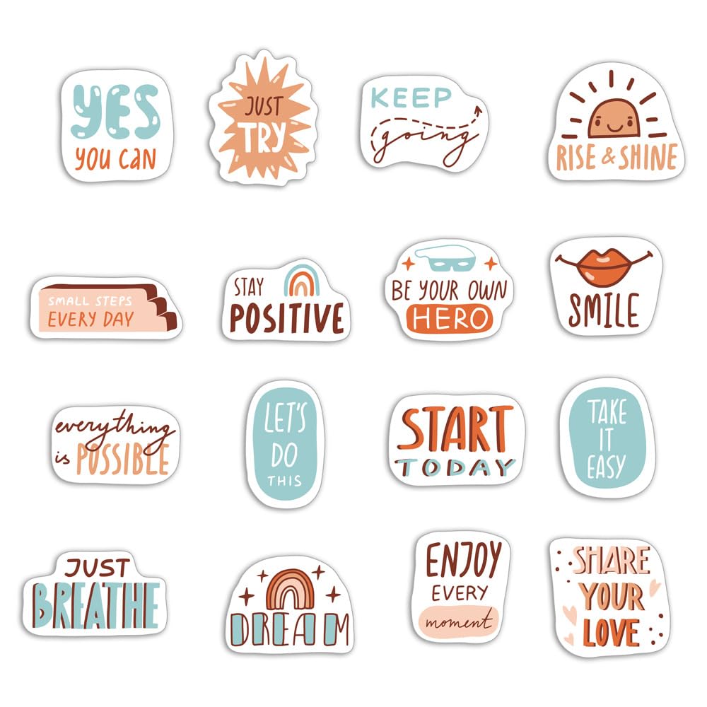 MATIHAY Funny Magnet 16pcs Phrase Quote Word Inspirational Magnets, Fridge Magnets Adults Motivational Magnet Set for Work Office Cabinets Locker Decoration