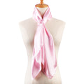 Pukavt Foulard en satin pour femme 35" Grand foulard carré pour cheveux Foulard en soie comme le cou Foulard bandana respirant tendance pour envelopper les cheveux et dormir