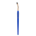 Bdellium Tools Professional Makeup Brush - Golden Triangle 730 Bent Mascara Fan - With All Vegan and Soft Synthetic Fibers, For Applying Mascara (Blue, 1pc)