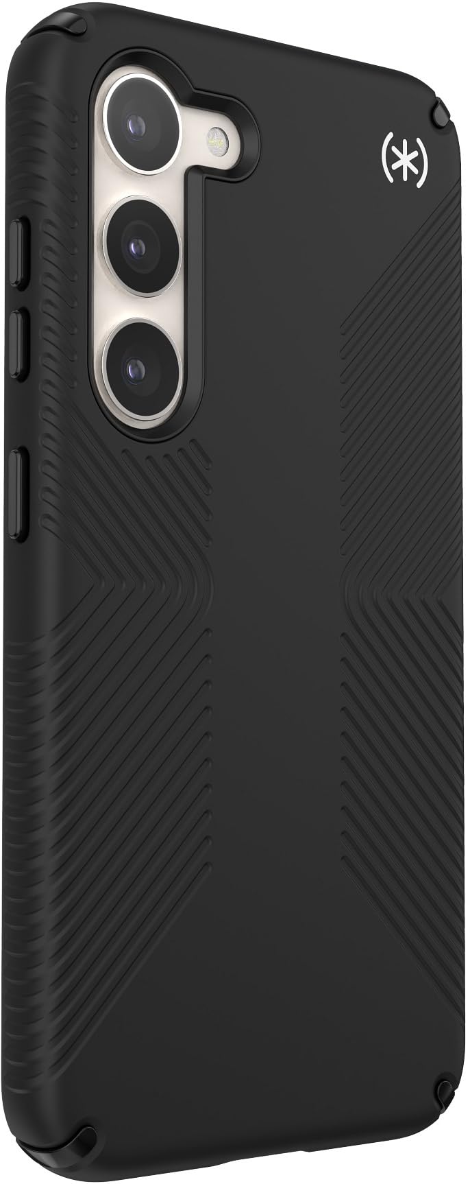 Speck Presidio 2 Grip Samsung Galaxy S23 Case - Drop & Camera Protection, Soft-Touch Secure Grip, Wireless Charging Compatible, Shock Absorbant, Galaxy S23 Case - Black