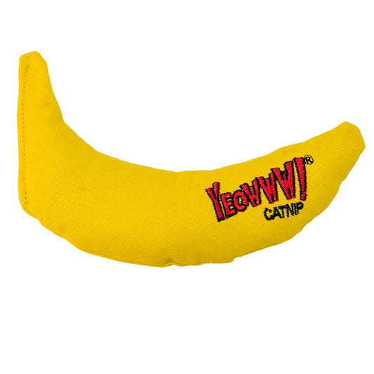 Yeowww! Catnip Toy, Yellow Banana