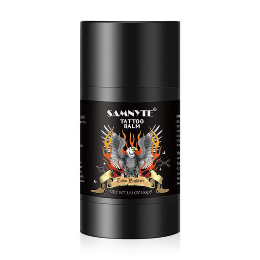 Baume de tatouage Samnyte, bâton de crème de tatouage pour hydrater, lotion au beurre de soin après tatouage - 3,53 oz